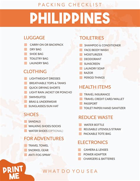 traveling to the philippines waht to bing|Ultimate Philippines Packing List: What to Bring, What .
